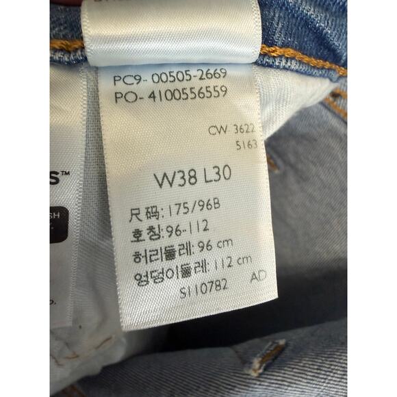 Levis 505 Mens Jeans Regular Fit Straight Leg 38X30 New - Picture 7 of 9